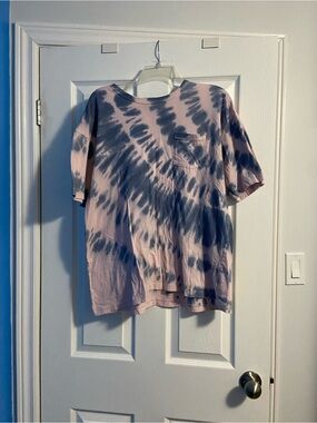 Old Navy Women’s Tie-Dye Soft Wash Short Sleeve Tee Size L 100% Cotton